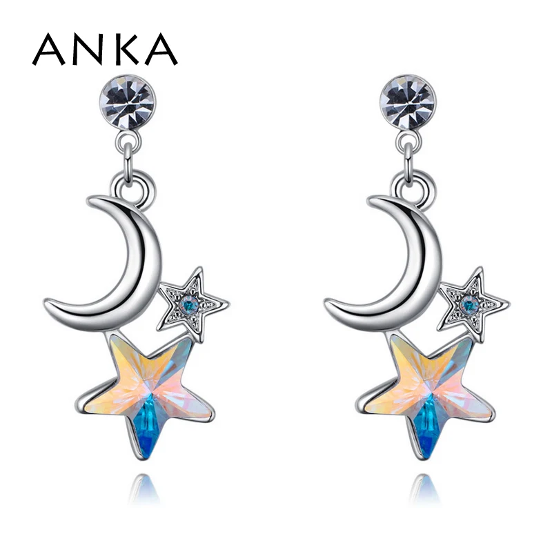 ANKA brand luxury top moon star shaped earrings Crystal From Swarovski earrings for women wedding jewelry fashion gift #26283
ANKA brand luxury top moon star shaped earrings Crystal From Swarovski earrings for women wedding jewelry fashion gift #26283