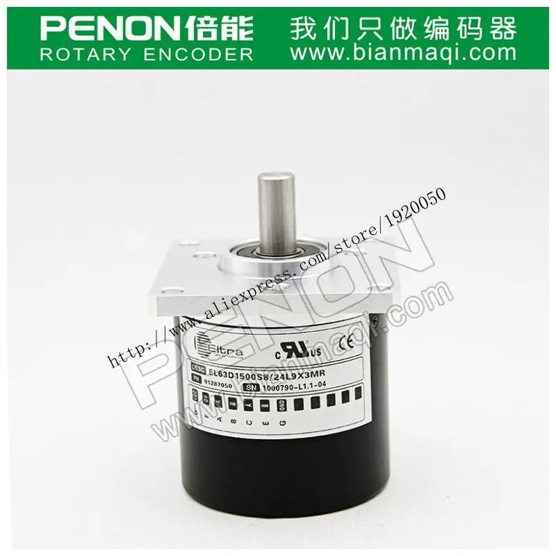 Spot EL63D1500S8 / 24L9X3MR meaning Seoul record Eltra rotary encoder 1500 pulses
Spot EL63D1500S8 / 24L9X3MR meaning Seoul record Eltra rotary encoder 1500 pulses