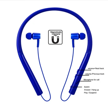Wireless Earphone Bluetooth Headset Bluetooth Headphone With Microphone Neck-mounted Stereo Earphone for iPhone Xiaomi
Wireless Earphone Bluetooth Headset Bluetooth Headphone With Microphone Neck-mounted Stereo Earphone for iPhone Xiaomi