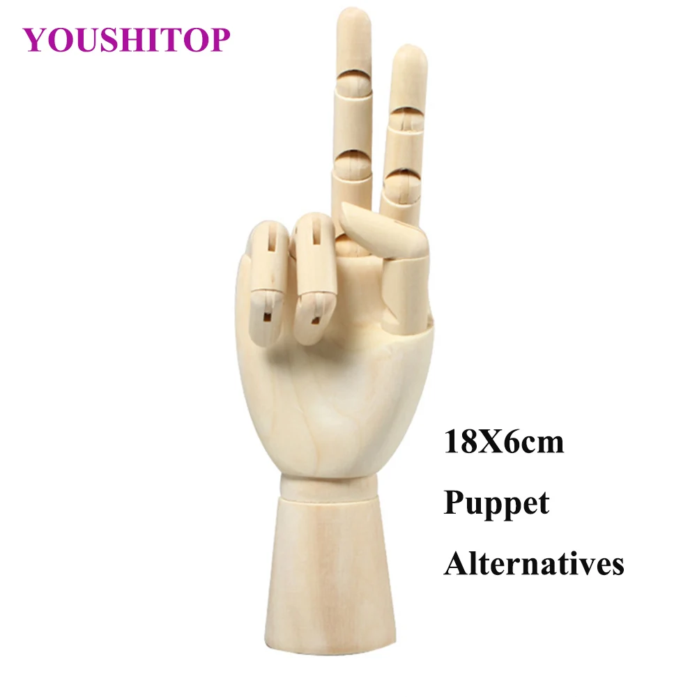 18X6cm Left Hand Artist Model Jointed Articulated Wood Sculpture Flexible Crafts Decoration kids toy Hot
18X6cm Left Hand Artist Model Jointed Articulated Wood Sculpture Flexible Crafts Decoration kids toy Hot