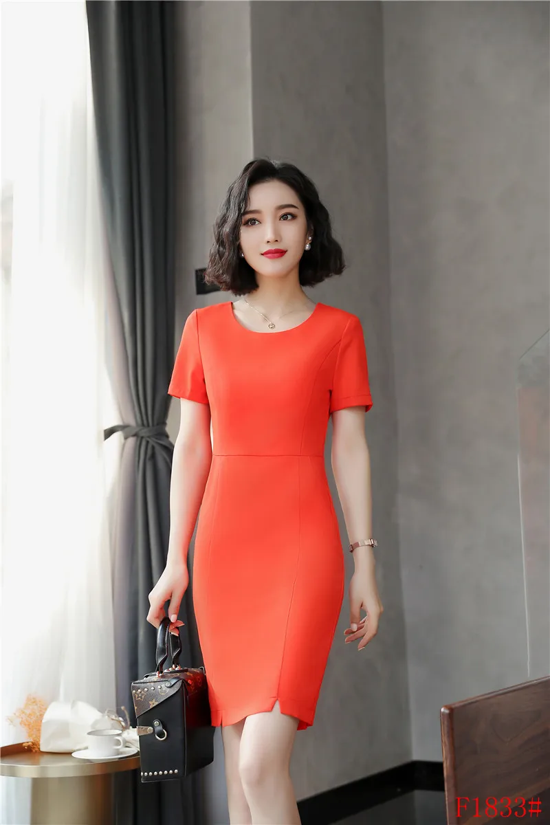 orange dress summer