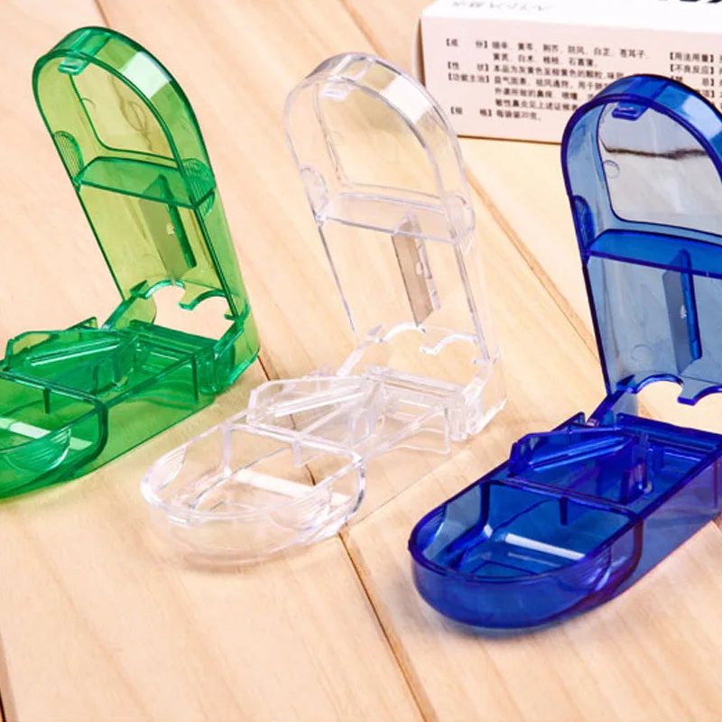 High Quality Portable Convenient Storage Box Tablet Cutter Splitter Medicine Pill Holder Pill Cuter Pillbox
High Quality Portable Convenient Storage Box Tablet Cutter Splitter Medicine Pill Holder Pill Cuter Pillbox