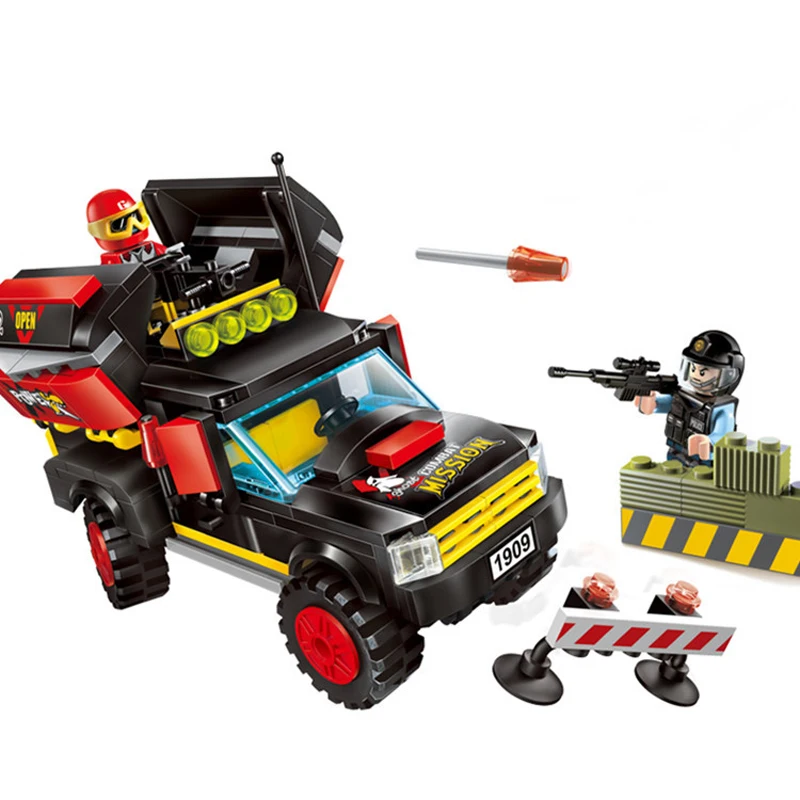 240pcs Children's educational building blocks toy Compatible Legoings city Police series special police interception Bricks gift
240pcs Children's educational building blocks toy Compatible Legoings city Police series special police interception Bricks gift