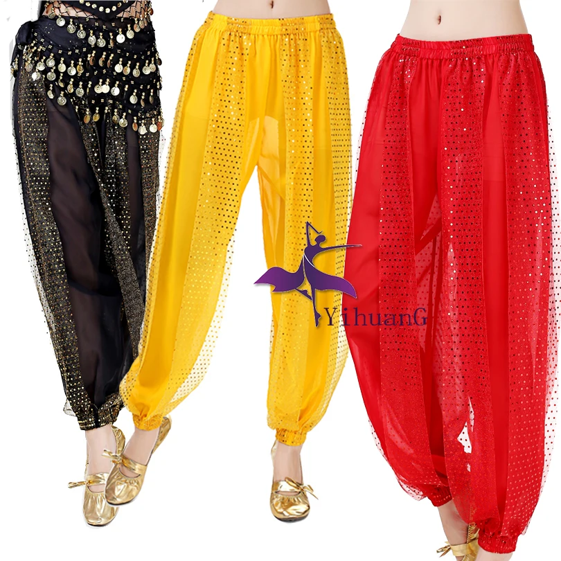 Women Bellydance Costume Pants Chiffon with Sequined Stretchy Waistband Belly Dance Bollywood Carnival Halloween Outfits
Women Bellydance Costume Pants Chiffon with Sequined Stretchy Waistband Belly Dance Bollywood Carnival Halloween Outfits