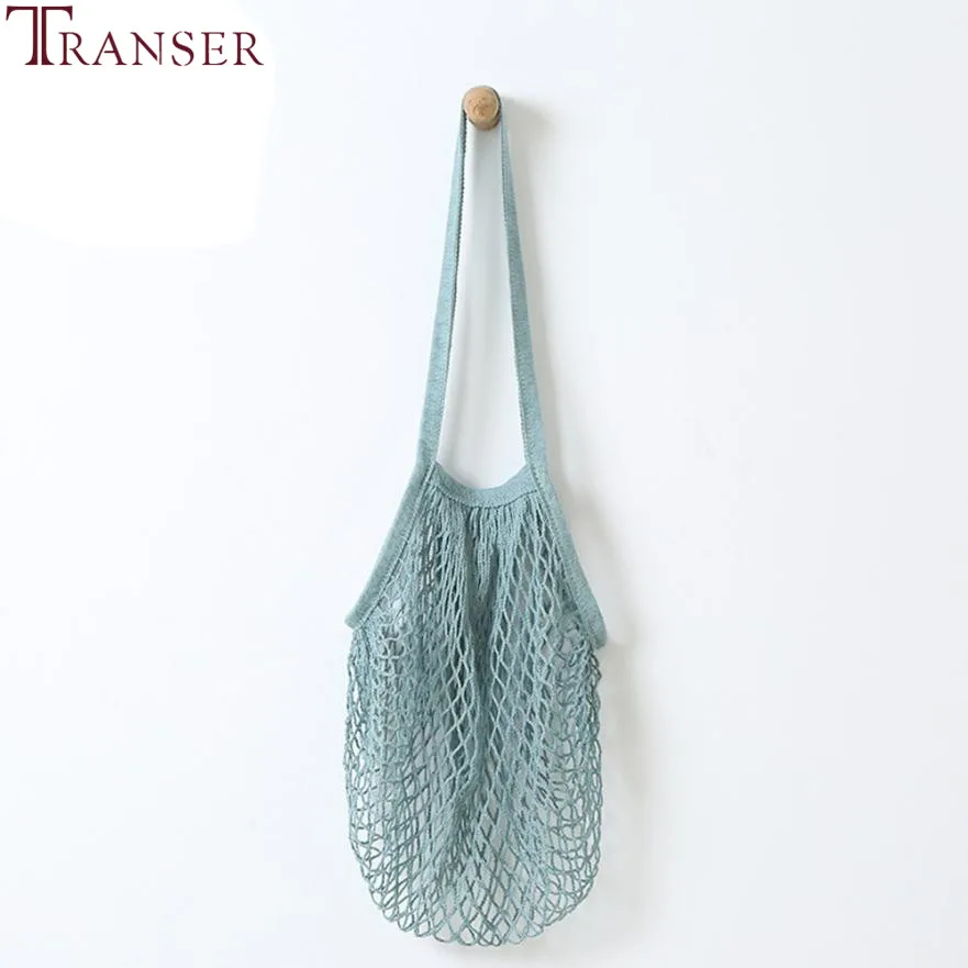 Transer Reusable Fruit String Grocery Shopper Cotton Tote Mesh Woven Net Shoulder Bag A18*
Transer Reusable Fruit String Grocery Shopper Cotton Tote Mesh Woven Net Shoulder Bag A18*