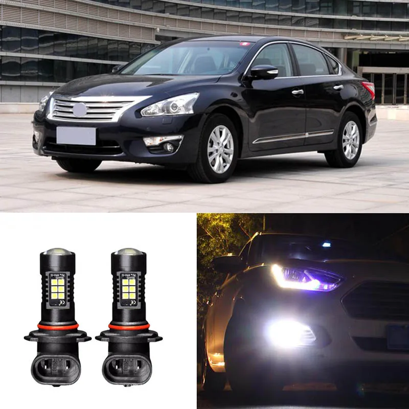 2 шт. светодиодные дневные ходовые огни Canbus H11 3030 21SMD для Nissan Teana 11-14 | Автомобили и