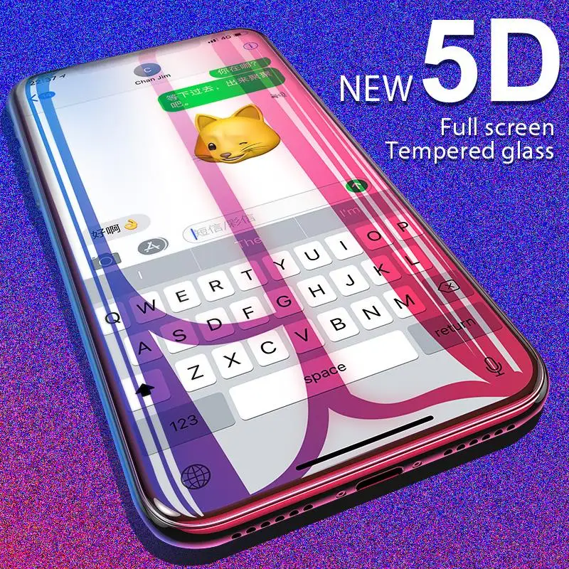 HUKU 5D Curved Full Cover Tempered Glass for iPhone X Xs 11 Pro Max Screen Protector for iPhone X 10 11 Pro Max Glass Film 3D 9H
HUKU 5D Curved Full Cover Tempered Glass for iPhone X Xs 11 Pro Max Screen Protector for iPhone X 10 11 Pro Max Glass Film 3D 9H