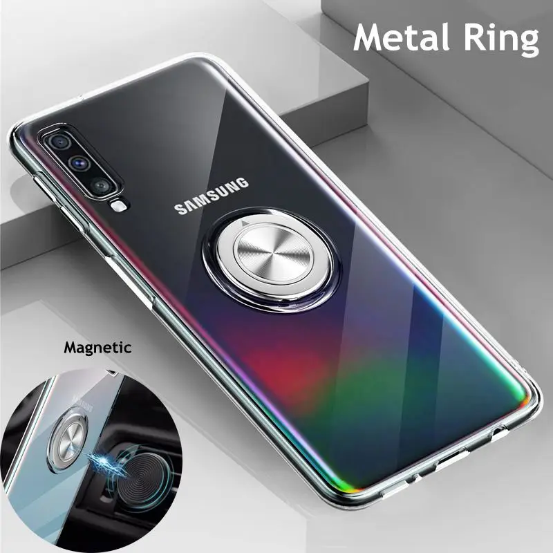 Note8 чехол для Samsung Note 9 S10 5G lite магнитный металлический с кольцом Galaxy Note10 Pro s8 s9 s10 plus