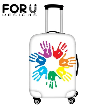 FORUDESIGNS 3D Colorful Hand Prints Elastic Luggage Cases For 18-30 Inch Trolley Suitcase Travel Dust Protect Cover Accessories
FORUDESIGNS 3D Colorful Hand Prints Elastic Luggage Cases For 18-30 Inch Trolley Suitcase Travel Dust Protect Cover Accessories