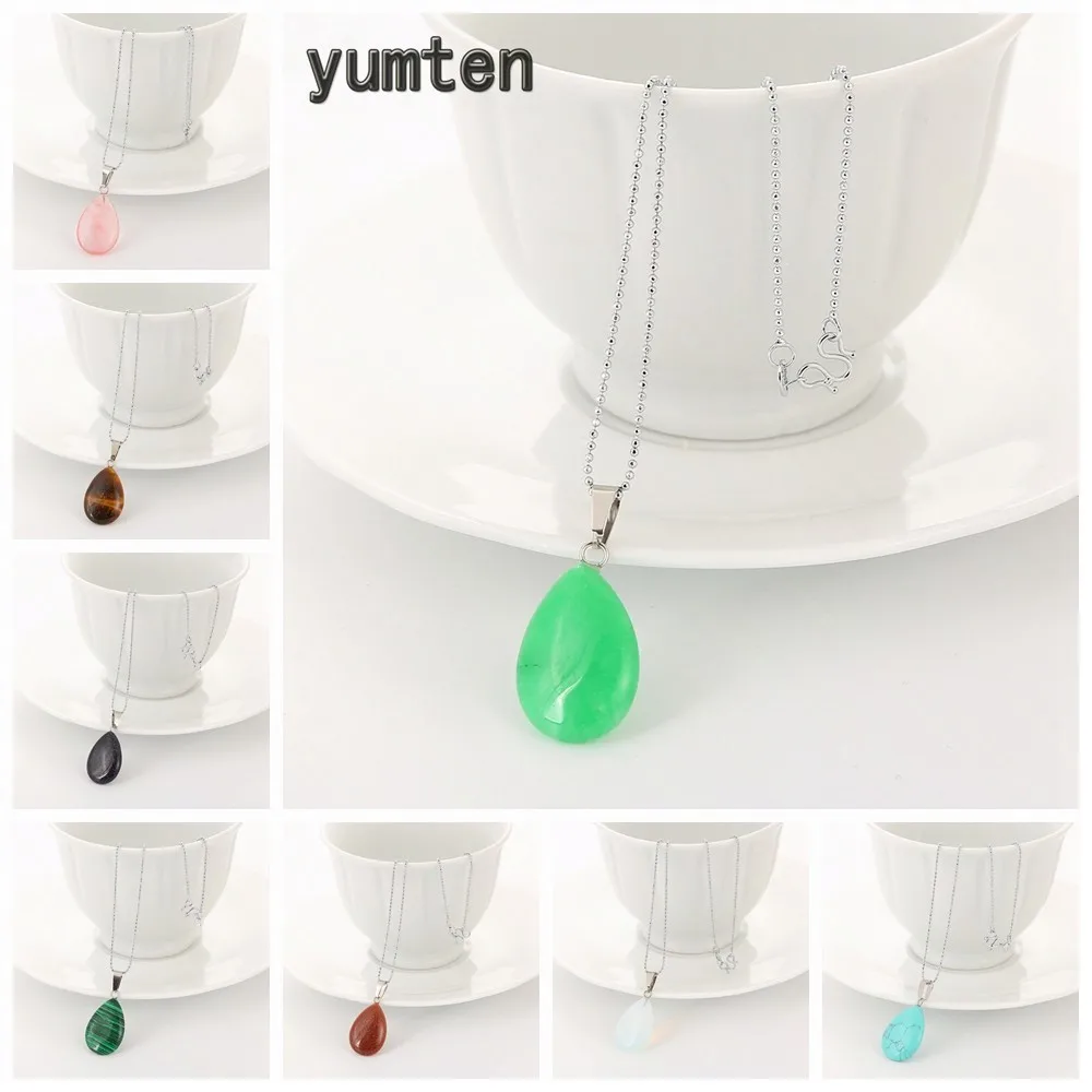 Drip Pendant Necklace Water Drop Crystal Clavicular Chain Rainbow Choker Women Reiki Stone Jewelry Natural Gems Accesories DIY
Drip Pendant Necklace Water Drop Crystal Clavicular Chain Rainbow Choker Women Reiki Stone Jewelry Natural Gems Accesories DIY