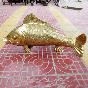 A copper copper fish carp carp in Longmen May there be surpluses every year. Home Furnishing.
A copper copper fish carp carp in Longmen May there be surpluses every year. Home Furnishing.