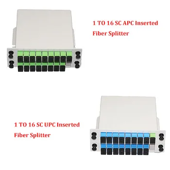 5 Pieces 1 TO 16 SC UPC/SC APC SM Inserting Fiber Splitter 1X16 Single Mode for SC Connector FTTH Fiber Optical Pigtail
5 Pieces 1 TO 16 SC UPC/SC APC SM Inserting Fiber Splitter 1X16 Single Mode for SC Connector FTTH Fiber Optical Pigtail