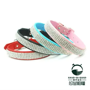 50Pcs/Lot Pet Dog Bling Diamonds With Rhinestone Heart Leather Luxury Dog Collar
50Pcs/Lot Pet Dog Bling Diamonds With Rhinestone Heart Leather Luxury Dog Collar