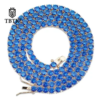 TBTK Round Cut Bling Beautiful Necklace for Man Paved Full Colorful Zircon Stone Crystal Necklace Simple Luxury Style Neckalce
TBTK Round Cut Bling Beautiful Necklace for Man Paved Full Colorful Zircon Stone Crystal Necklace Simple Luxury Style Neckalce