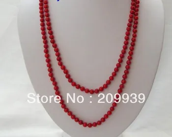 huij 00108 stunning long 50" 7mm round red natural coral bead necklace discount 40%
huij 00108 stunning long 50" 7mm round red natural coral bead necklace discount 40%