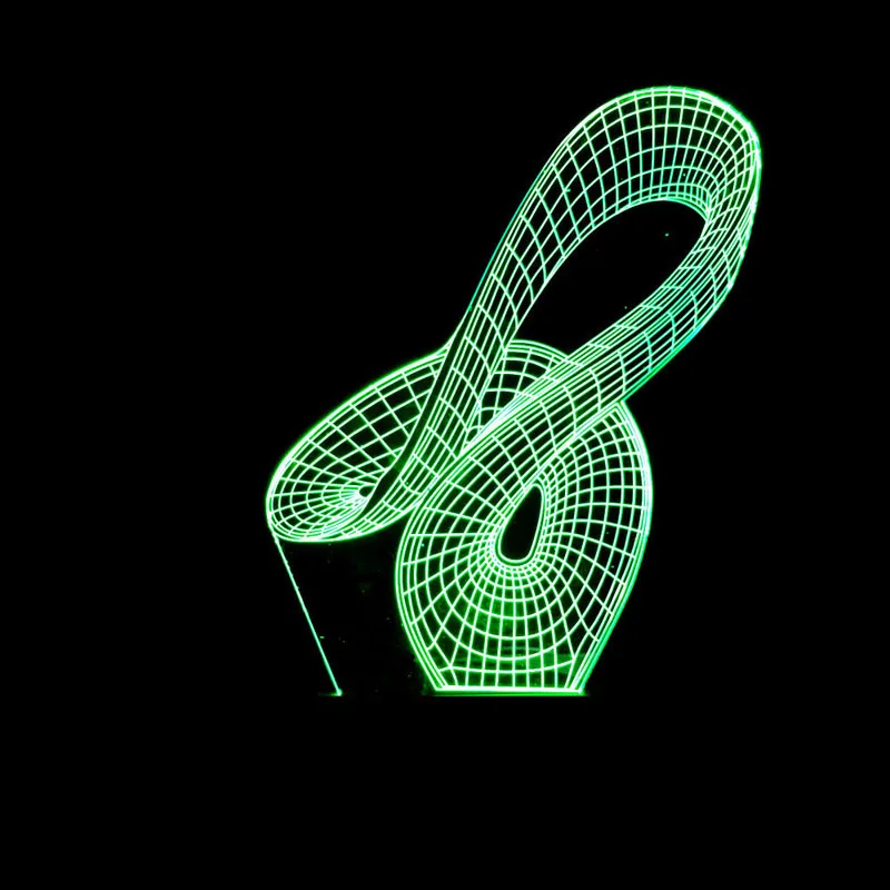 YIMIA Abstract Curve 3D Stereo Vision Acrylic 7 Colors Changing USB Night light Kid's Room Desk Bedside Decor Touch LED Lamp
YIMIA Abstract Curve 3D Stereo Vision Acrylic 7 Colors Changing USB Night light Kid's Room Desk Bedside Decor Touch LED Lamp