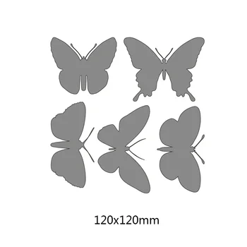 5pcs Butterfly Metal Steel Animals Cutting Dies for DIY Creative Craft Paper Scrapbooking Cards Stencil Bird Template 120*120mm
5pcs Butterfly Metal Steel Animals Cutting Dies for DIY Creative Craft Paper Scrapbooking Cards Stencil Bird Template 120*120mm