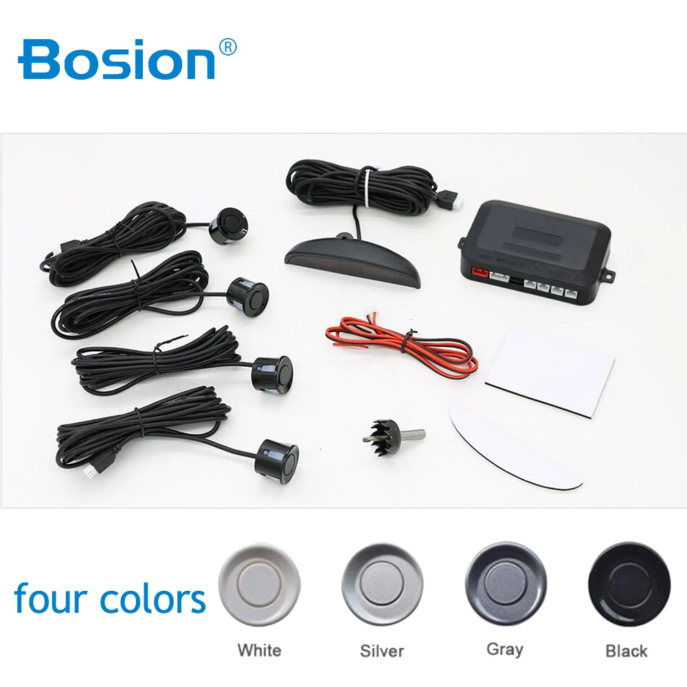 Car Auto Parktronic LED 4 sensor 4 color Reverse Backup Car Parking Radar car detector system parking sensors for car
Car Auto Parktronic LED 4 sensor 4 color Reverse Backup Car Parking Radar car detector system parking sensors for car