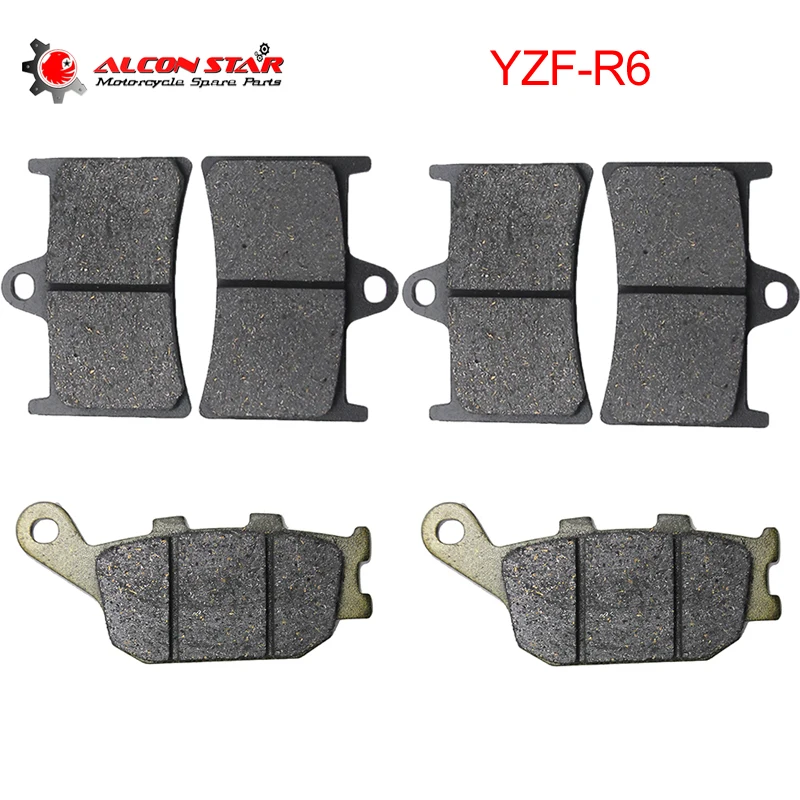 Alconstar- Motorcycle Disc Front & Rear Brake Pads Set for Yamaha YZF-R6 2003 2004 2005 2006 2007 2008 2009 2010 2011 2012 2013
Alconstar- Motorcycle Disc Front & Rear Brake Pads Set for Yamaha YZF-R6 2003 2004 2005 2006 2007 2008 2009 2010 2011 2012 2013