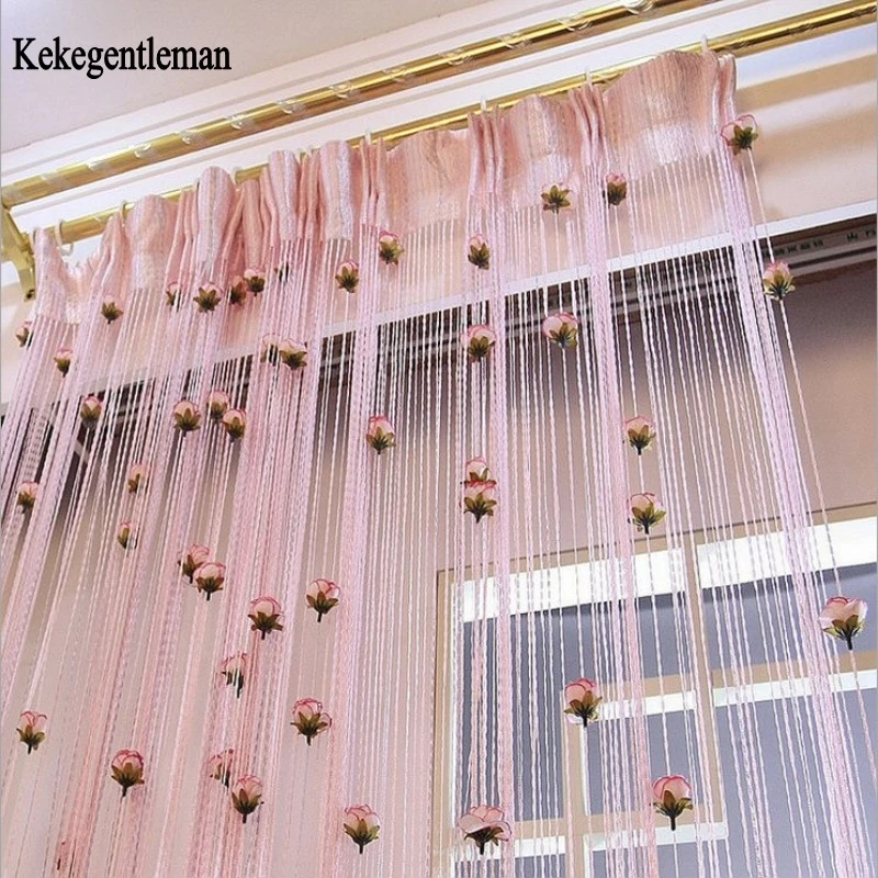 Kekegentleman Rose flower string curtain window tassel valance room divider home DIY decor for wedding 200*100cm/300*300cm
Kekegentleman Rose flower string curtain window tassel valance room divider home DIY decor for wedding 200*100cm/300*300cm