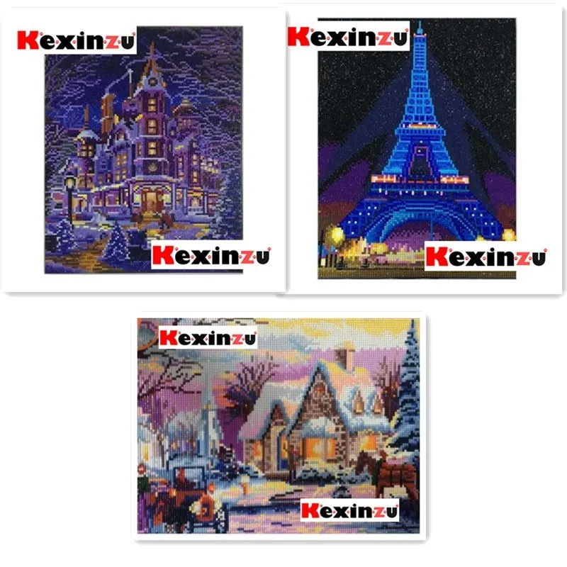 kexinzu LED Light Full Round Drill 5D DIY Diamond Painting 3D Embroidery Mosaic Cross Stitch 5D Decor Gift 30x40cm
kexinzu LED Light Full Round Drill 5D DIY Diamond Painting 3D Embroidery Mosaic Cross Stitch 5D Decor Gift 30x40cm
