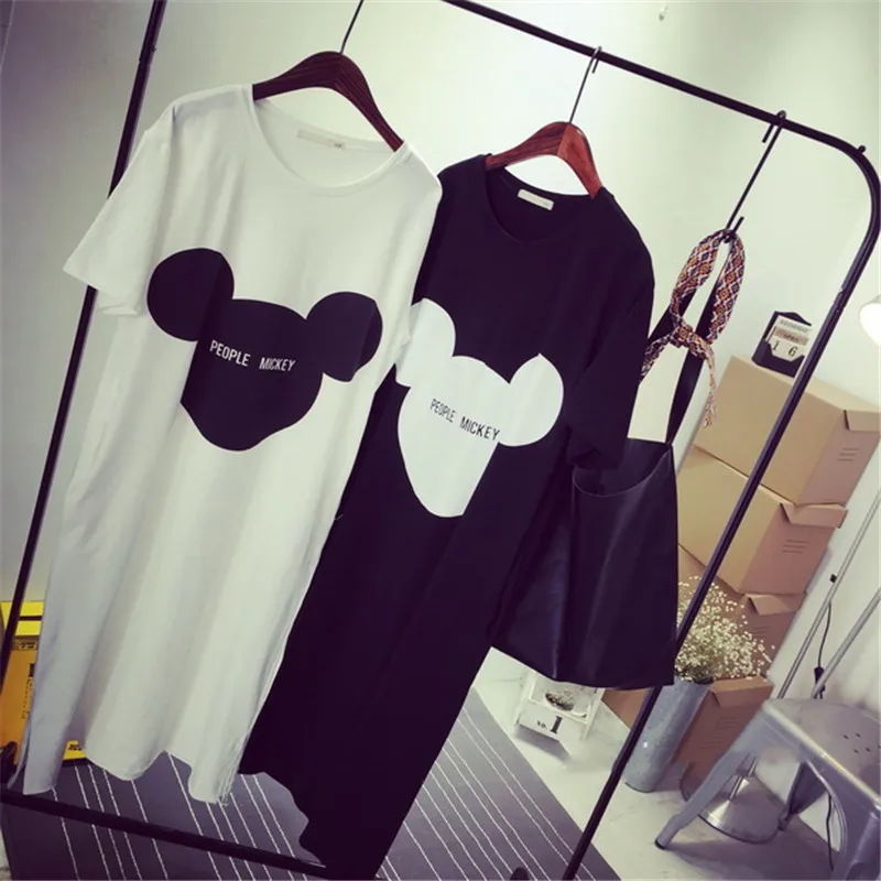 2019 Summer Dress Women Shirtdress New Short Sleeve Mickey Print Tshirt Dress Streetwear Casual Vestidos M-XXL Plus Size Dresses
2019 Summer Dress Women Shirtdress New Short Sleeve Mickey Print Tshirt Dress Streetwear Casual Vestidos M-XXL Plus Size Dresses