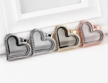 10pices 37*31mm heart shape openable Memory Photo Magnet Glass Living Floating Locket With Rhinestones fashion necklace pendant
10pices 37*31mm heart shape openable Memory Photo Magnet Glass Living Floating Locket With Rhinestones fashion necklace pendant