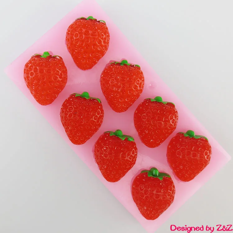 Q-280 New! Free Shipping Strawberry Shaped Silicone Mold Cake Decoration Fondant Cake 3D Food Grade Handmade soap mold
Q-280 New! Free Shipping Strawberry Shaped Silicone Mold Cake Decoration Fondant Cake 3D Food Grade Handmade soap mold