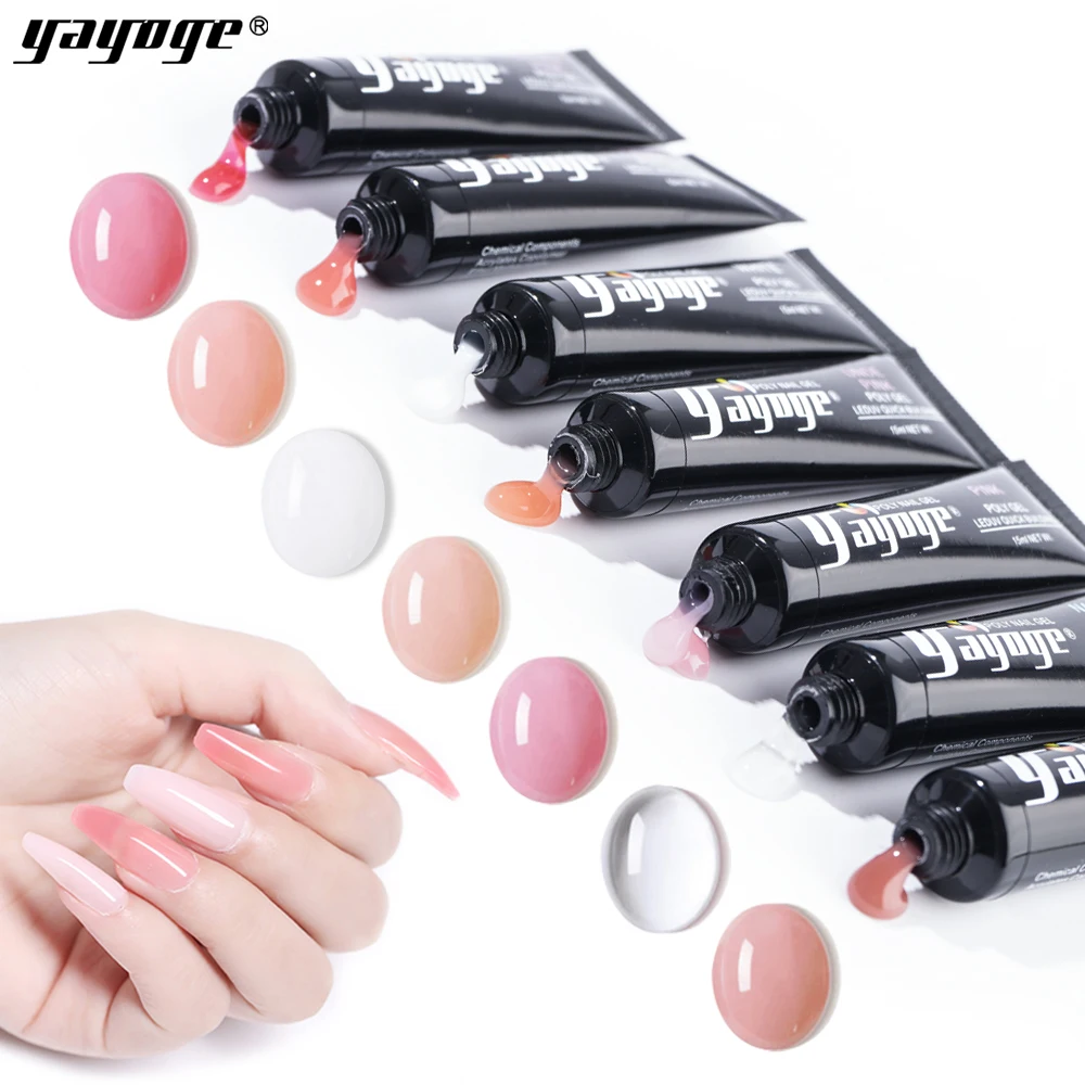 15ml Yayoge Poly Gel Nail Tips 7 Colors For Nail Quick Extensions Acrylic builder Gel Nail Polish Nails for Manicure Nail Art
15ml Yayoge Poly Gel Nail Tips 7 Colors For Nail Quick Extensions Acrylic builder Gel Nail Polish Nails for Manicure Nail Art