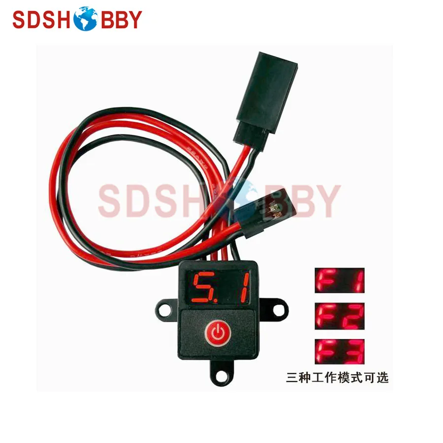 Multi Functional Digital Display Electronic Switch 4110# Stable Power Supply for Receiver and Servo
Multi Functional Digital Display Electronic Switch 4110# Stable Power Supply for Receiver and Servo