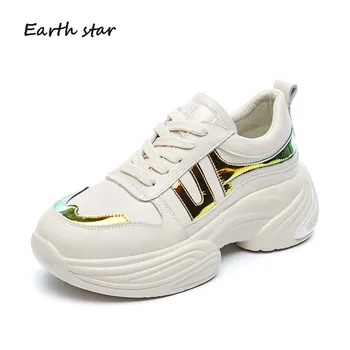 Shoes Women Real Leather Sneakers Platform zapatos de mujer Fashion Brand chaussures femme Patchwork Spring Lady Casual footware
Shoes Women Real Leather Sneakers Platform zapatos de mujer Fashion Brand chaussures femme Patchwork Spring Lady Casual footware
