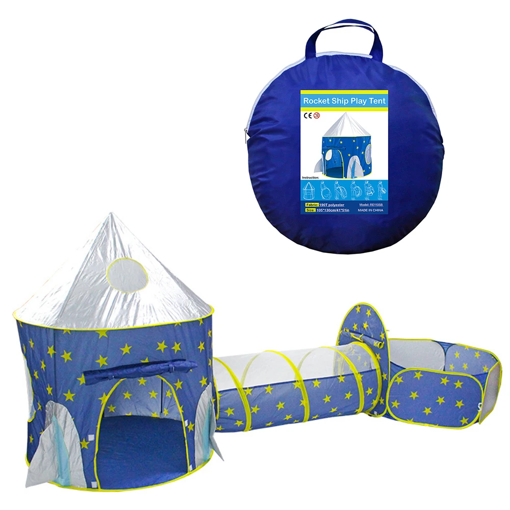 Folding 3 In 1 Spaceship Children's Tent Tipi Dry Pool Ball Box Rocket Ship Wigwam Tent For Kids Children's House Ball Pit Tipi
Folding 3 In 1 Spaceship Children's Tent Tipi Dry Pool Ball Box Rocket Ship Wigwam Tent For Kids Children's House Ball Pit Tipi