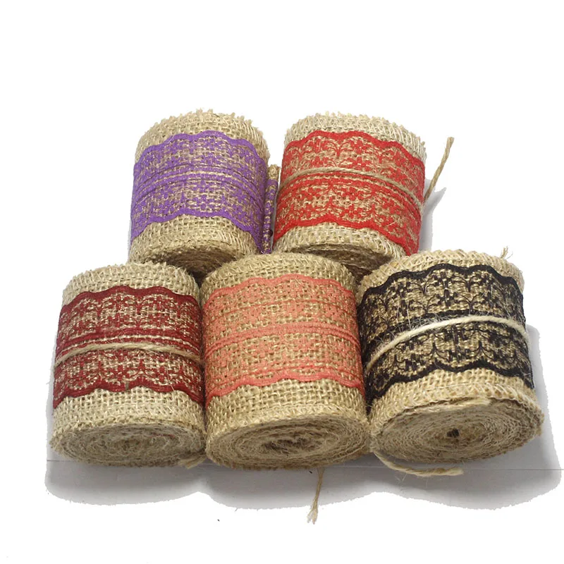 Jute Burlap Natural Hessian Ribbon With Lace Trim Line Roll Jewelry Gift Packing Rustic Party Decor
Jute Burlap Natural Hessian Ribbon With Lace Trim Line Roll Jewelry Gift Packing Rustic Party Decor