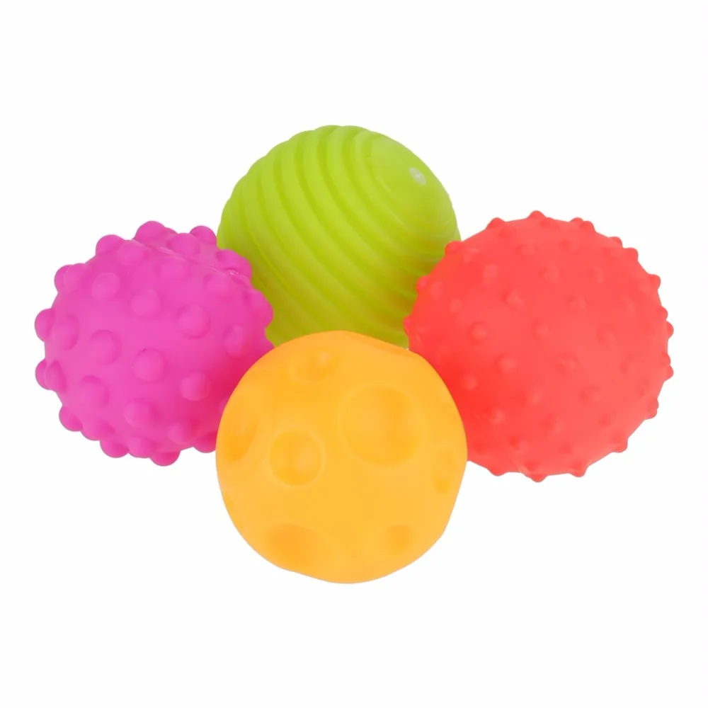 4Pcs/Sets Soft Ball Textured Multi Ball Set Develop Baby Tactile Senses Toy High Quality Baby Touch Hand Ball Toys For Children
4Pcs/Sets Soft Ball Textured Multi Ball Set Develop Baby Tactile Senses Toy High Quality Baby Touch Hand Ball Toys For Children