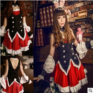 free shipping Black rabbit case court Noble bunny maid outfits cosplay costume free size
free shipping Black rabbit case court Noble bunny maid outfits cosplay costume free size