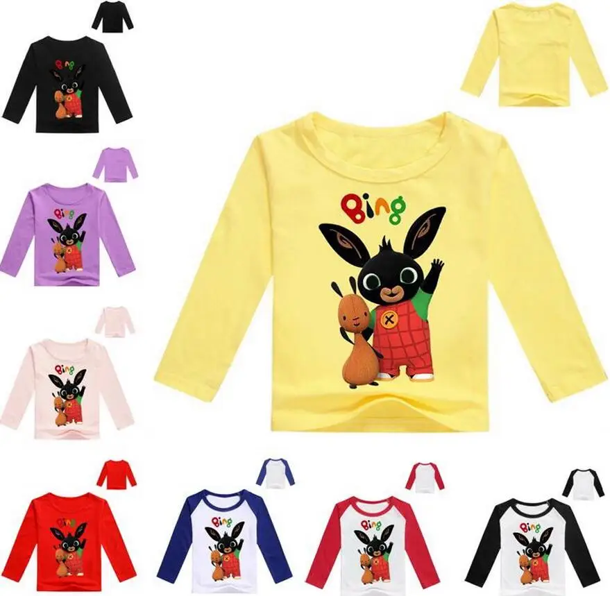 2-12Y Children Kids Rabbit T Shirt Spring Autumn Baby Boy Girl Long Sleeve T-Shirt Bing Bunny Teenager Kids Shirts Clothes MHIY
2-12Y Children Kids Rabbit T Shirt Spring Autumn Baby Boy Girl Long Sleeve T-Shirt Bing Bunny Teenager Kids Shirts Clothes MHIY