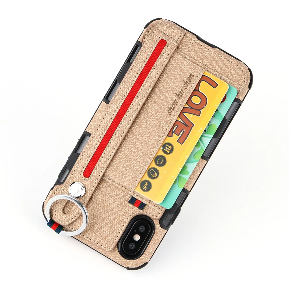 Card Slots PU Leather Wallet Case for iPhone 6 7 8 Plus X XR XS MAX with Wristband Cases Wallet Flip Cover Buckle Phone Stand
Card Slots PU Leather Wallet Case for iPhone 6 7 8 Plus X XR XS MAX with Wristband Cases Wallet Flip Cover Buckle Phone Stand