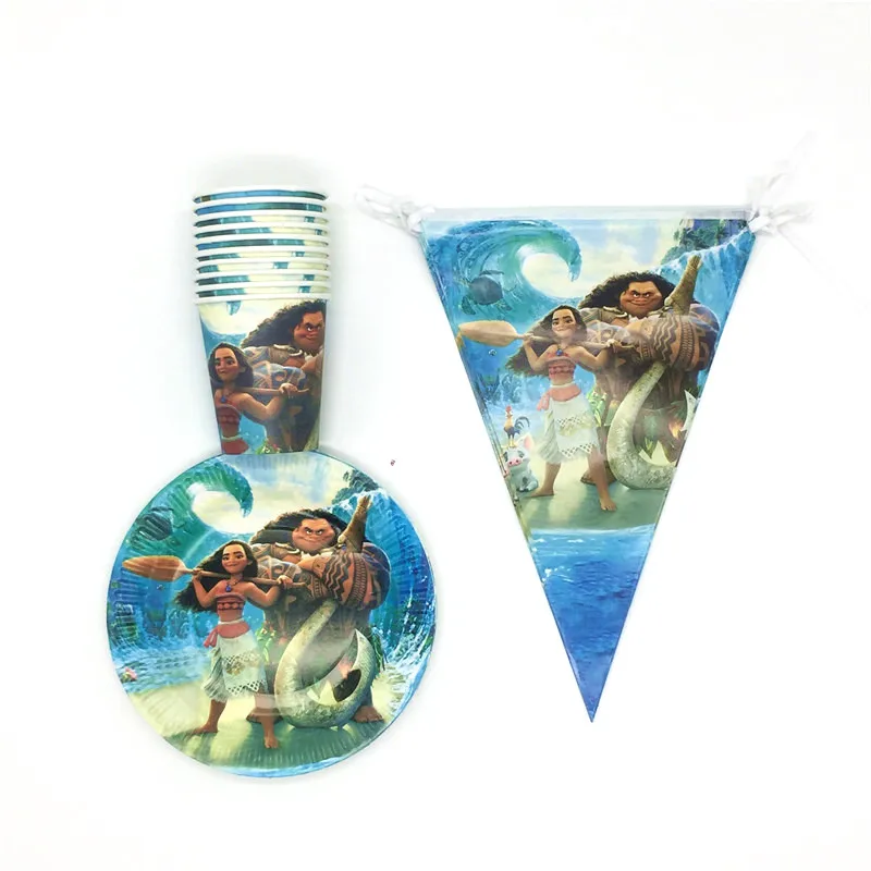 Disney Theme Maui 60Pcs/Lot Disposable Tableware Baby Shower Kid Birthday Party Moana Design Party Decorations Supplies
Disney Theme Maui 60Pcs/Lot Disposable Tableware Baby Shower Kid Birthday Party Moana Design Party Decorations Supplies