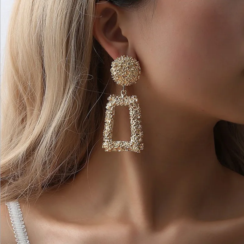 Drop Earrings for Women Geometric Statement Earrings Female 2019 Fashion Modern Jewelry Hanging Kolczyki Oorbellen
Drop Earrings for Women Geometric Statement Earrings Female 2019 Fashion Modern Jewelry Hanging Kolczyki Oorbellen