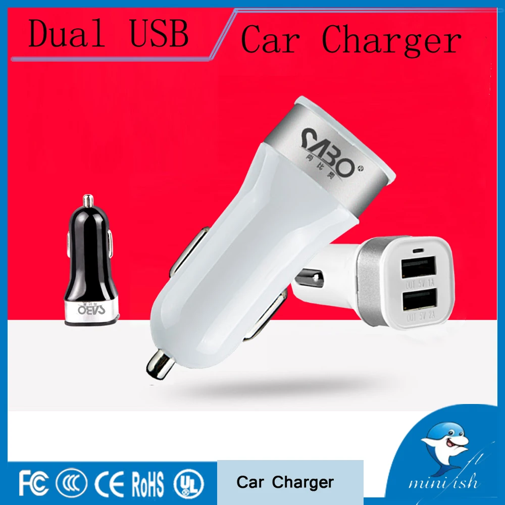 High quality Universal 2 Port 2.1A Quick Car-Charger Double Car Charger USB Socket For iPhone ipad Samsung Galaxy
High quality Universal 2 Port 2.1A Quick Car-Charger Double Car Charger USB Socket For iPhone ipad Samsung Galaxy