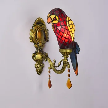 Tiffany parrot Hotel double aisle wall lamp bedside lamp European living room glass crystal wall bedside lamp
Tiffany parrot Hotel double aisle wall lamp bedside lamp European living room glass crystal wall bedside lamp