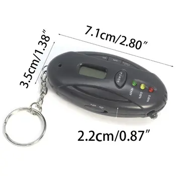 Mini Alcohol Breathalyser Portable Sensitive Breath Tester Alarm Lights Accurate Digital Display LCD Lightweight Pocket Size
Mini Alcohol Breathalyser Portable Sensitive Breath Tester Alarm Lights Accurate Digital Display LCD Lightweight Pocket Size