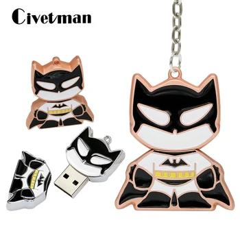 Cartoon Batman USB Flash Drive Real Capacity Pen Drive 4GB 8GB 16GB 32GB 64GB Metal Keychain Memory Stick Creative Pendrive
Cartoon Batman USB Flash Drive Real Capacity Pen Drive 4GB 8GB 16GB 32GB 64GB Metal Keychain Memory Stick Creative Pendrive