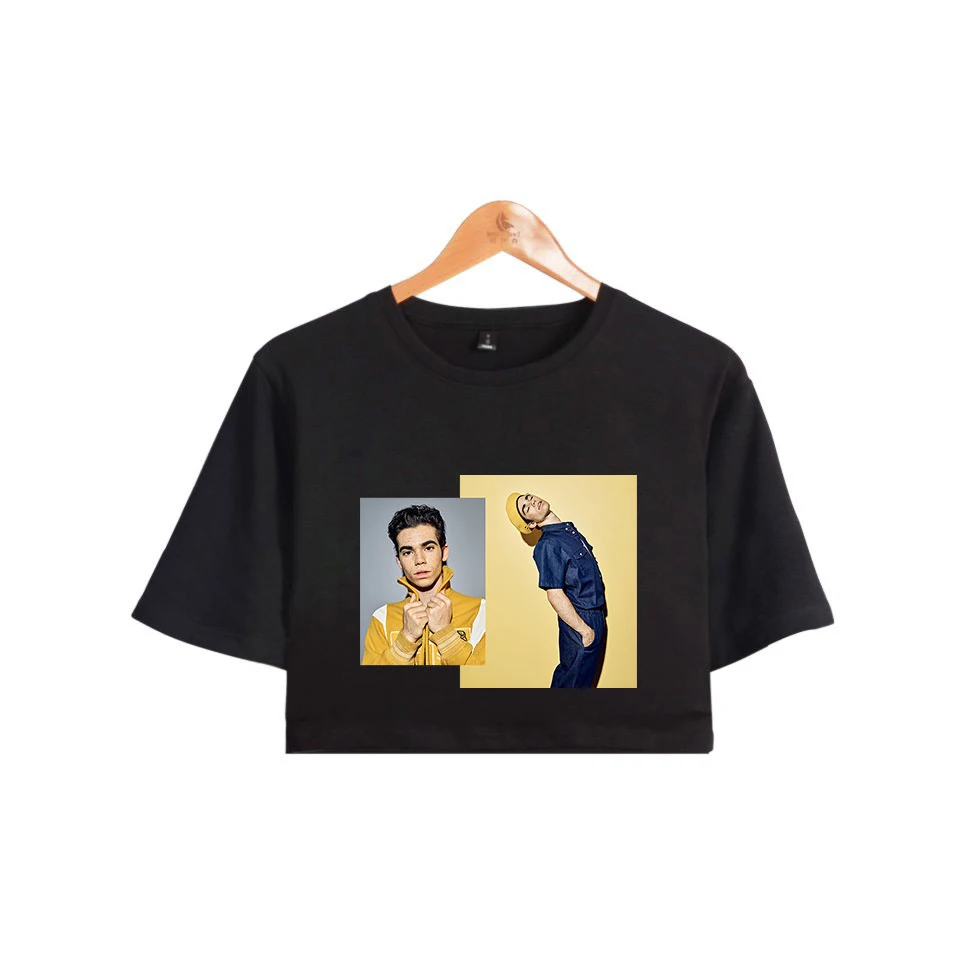 Hot hip hop Cameron Boyce sexy Crop Top women 2018 New Tee shirts Summer Short T Shirt Fashion Cool women Cropped plus size
Hot hip hop Cameron Boyce sexy Crop Top women 2018 New Tee shirts Summer Short T Shirt Fashion Cool women Cropped plus size