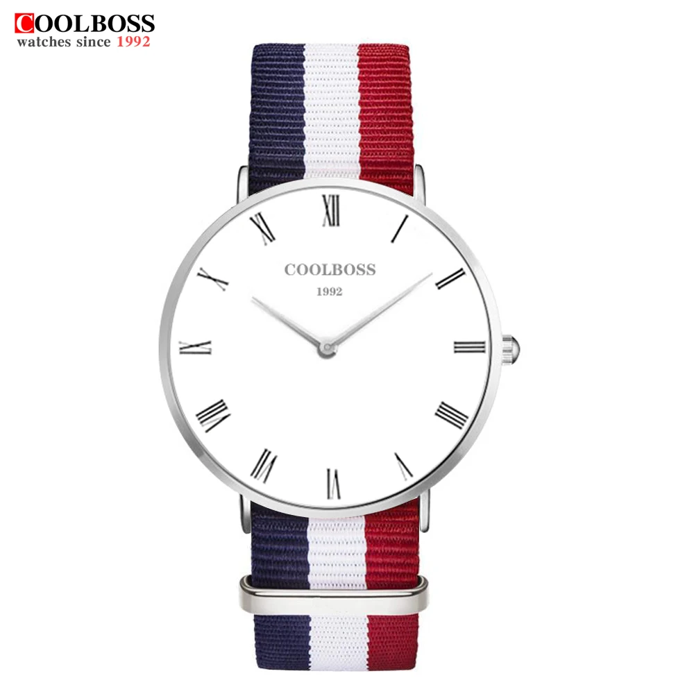 Mens Watches coolboss Brand Casual Military Quartz Sports Wristwatch Classic Nylon Strap Male Clock watch men reloj hombre
Mens Watches coolboss Brand Casual Military Quartz Sports Wristwatch Classic Nylon Strap Male Clock watch men reloj hombre