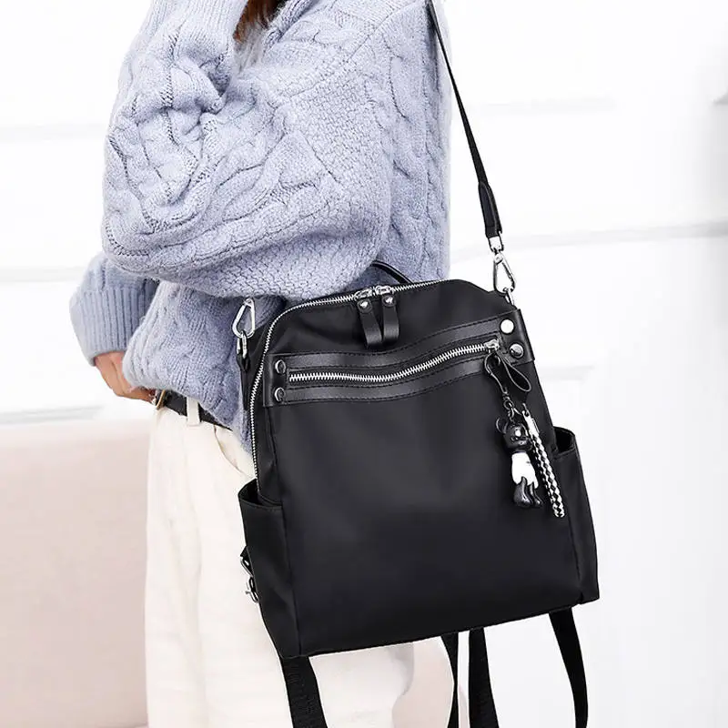 2019 New Women Fashion Solid Oxford Bag Backpack Female Korean Vintage Outdoor Packets Teenage Girl light Waterproof School Bag
2019 New Women Fashion Solid Oxford Bag Backpack Female Korean Vintage Outdoor Packets Teenage Girl light Waterproof School Bag