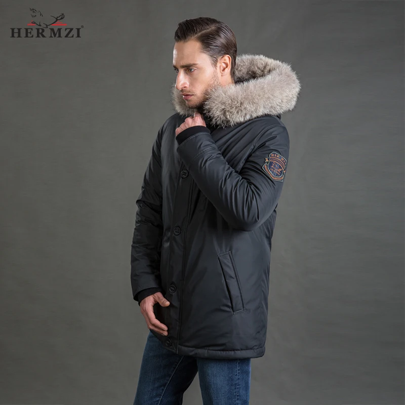 HERMZI 2020 Men Winter Coat Parka Long Coat Thicken Men Winter Jacket Mens Parka Jacket Detachable Hood Fur Collar Plus Size 4XL
HERMZI 2020 Men Winter Coat Parka Long Coat Thicken Men Winter Jacket Mens Parka Jacket Detachable Hood Fur Collar Plus Size 4XL