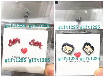 New lot 50pairs Betty women girl Fashion Cartoon Stud Earring Cute Earrings For Women girl party gifts M-01
New lot 50pairs Betty women girl Fashion Cartoon Stud Earring Cute Earrings For Women girl party gifts M-01