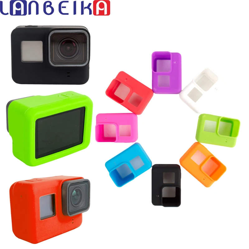 LANBEIKA Silicone Rubber Case Protective Shell Soft Case For Gopro Accessories kits Go Pro Hero 5 6 7 Black Action Camera
LANBEIKA Silicone Rubber Case Protective Shell Soft Case For Gopro Accessories kits Go Pro Hero 5 6 7 Black Action Camera