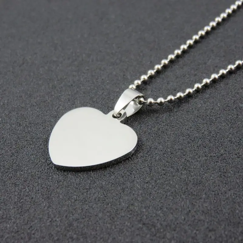 High Polished 316L Stainless Steel Silver Tone Love Heart Dogtags Necklace Pendant For Man & Women, Fashion Lover's Jewelry
High Polished 316L Stainless Steel Silver Tone Love Heart Dogtags Necklace Pendant For Man & Women, Fashion Lover's Jewelry